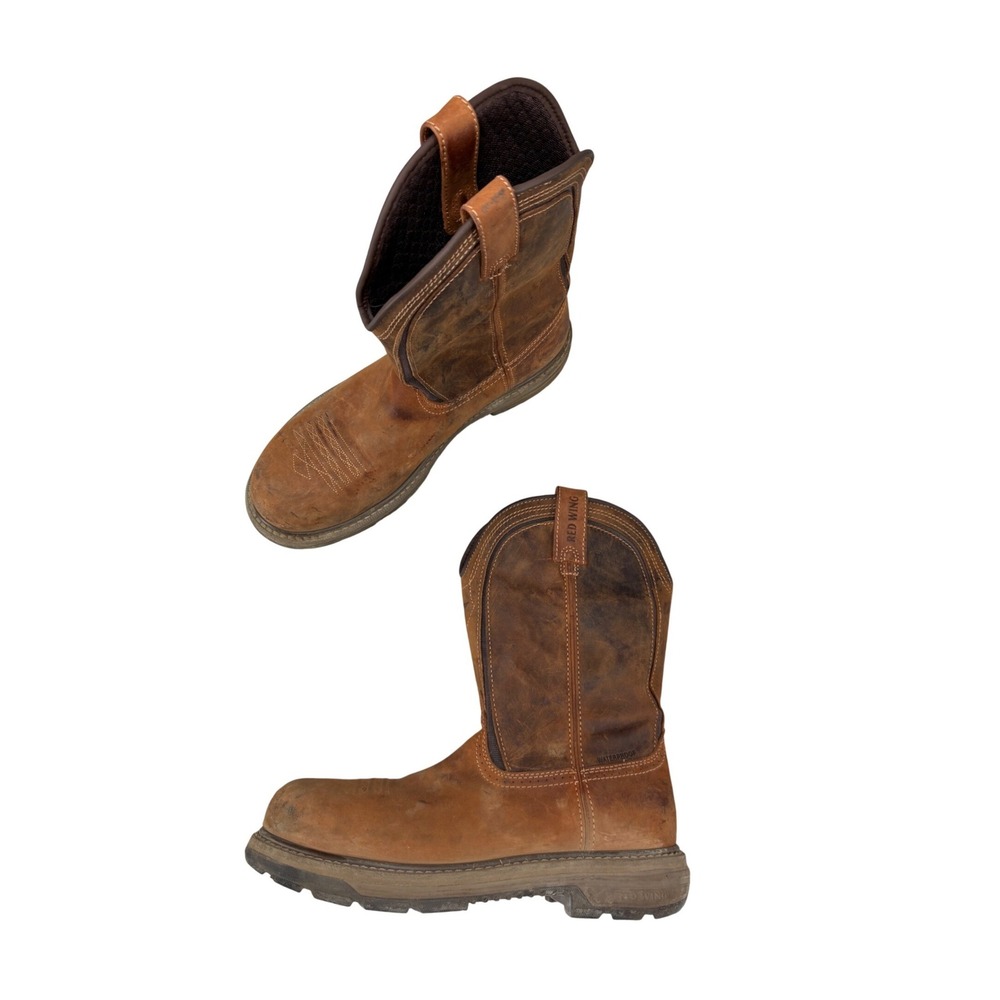 Red Wing Rio Flex 2276 Work Boot Brown Waterproof Steel Toe Mens 10 NARROW